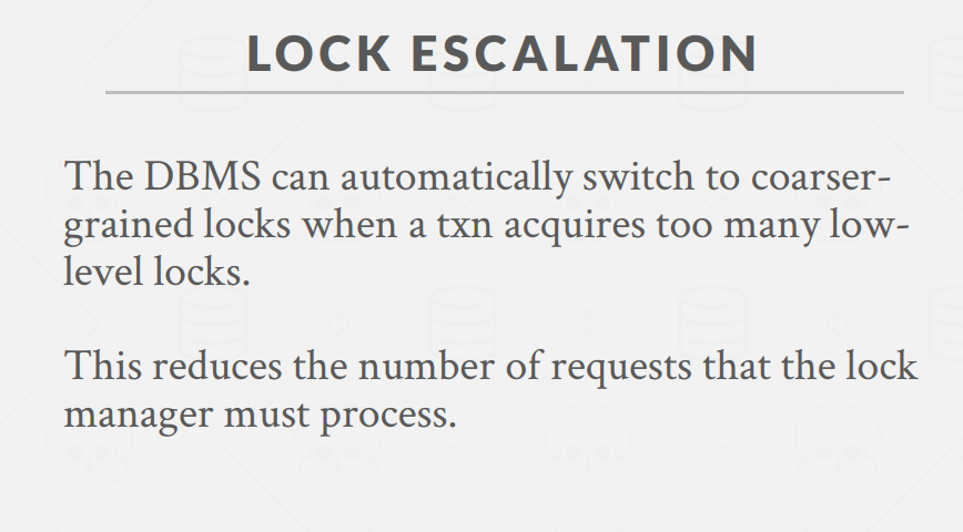 LockEscalation