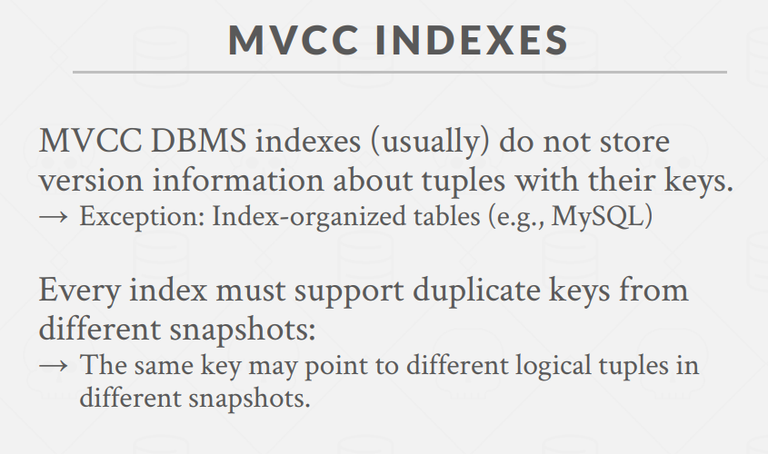 MVCCIndex