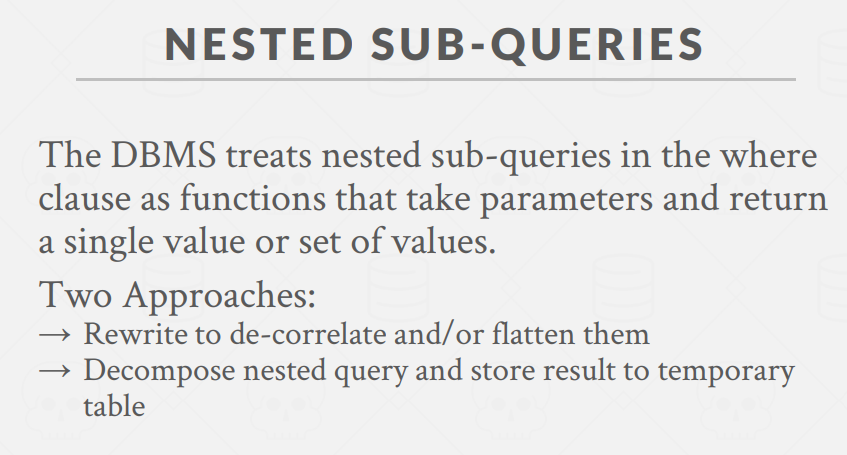 NestedSub-queries